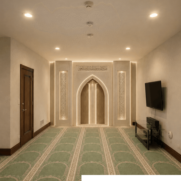 Linear Modern Mosque Mihrab – Model MIH-260816-022 – detail view 4