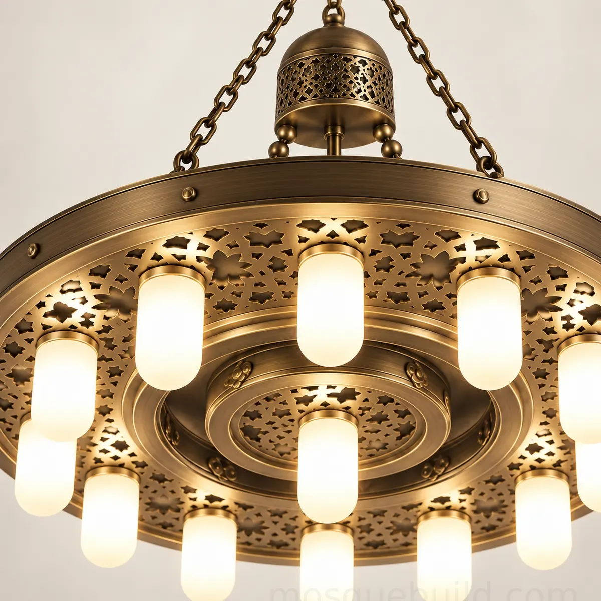 Classic Arabesque Ceiling Ring Chandelier - 1
