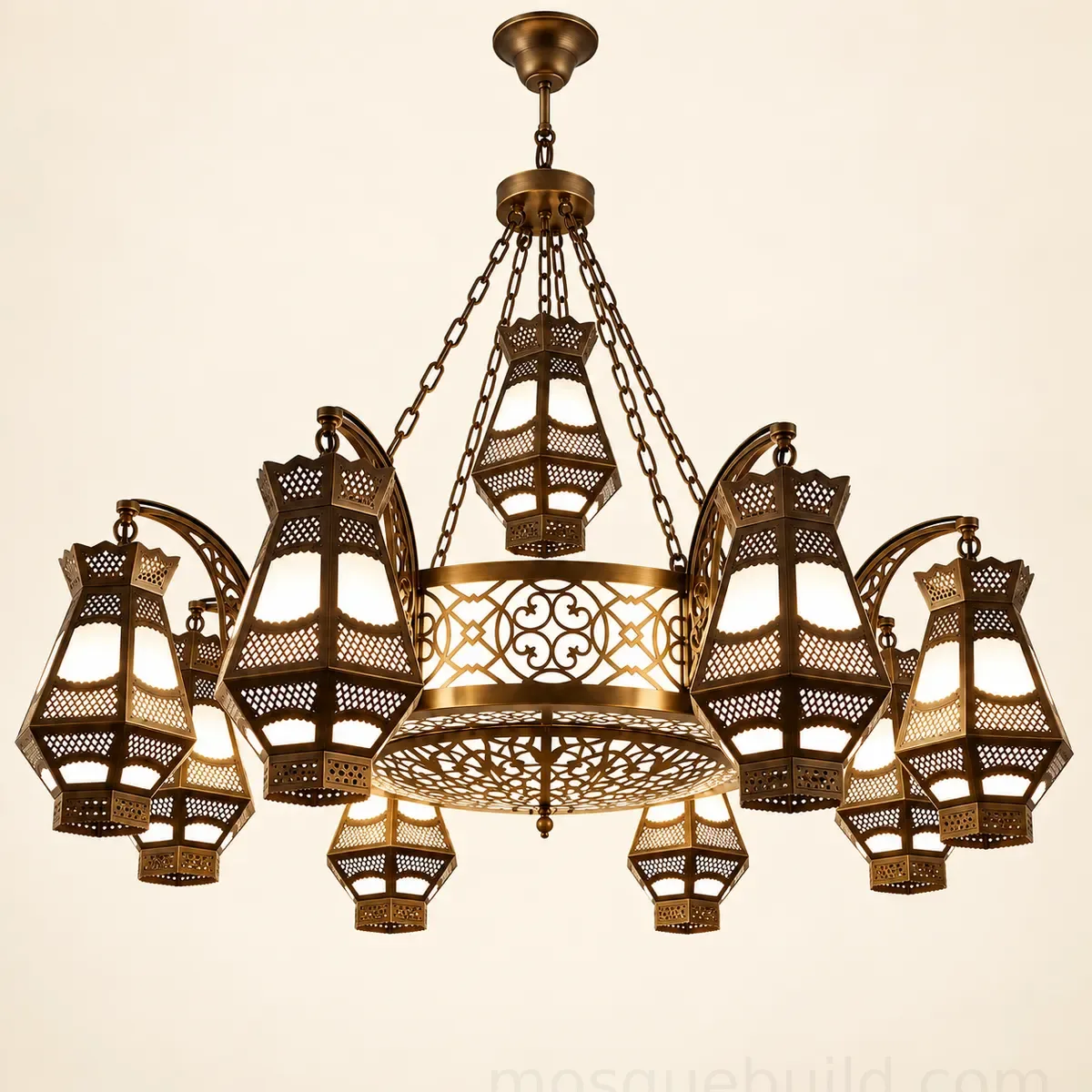 Ottoman Lantern Halo Chandelier - 1